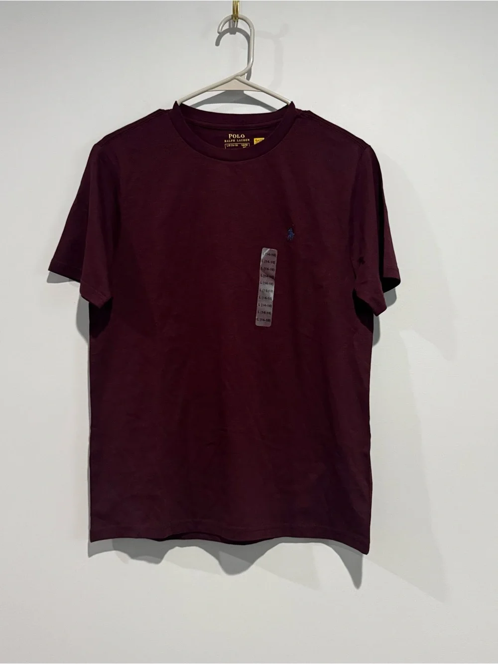 NWT Polo Ralph Lauren boy's Crew Neck T-Shirt Size L